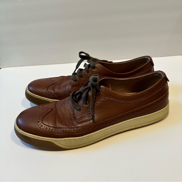 Johnston and Murphy 1850 Men's Allister Wingtip Sneaker in Brown Size 11… - Picture 1 of 7